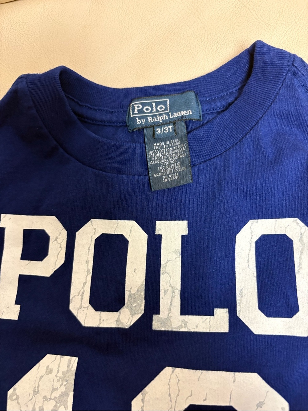 SET of 2 Polo Ralph Lauren sz 3T Short Sleeve Tshirt 2012 Olympics USA Red Blue - Picture 10 of 15